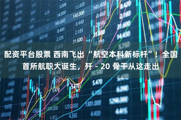 配资平台股票 西南飞出 “航空本科新标杆”！全国首所航职大诞生，歼 - 20 骨干从这走出